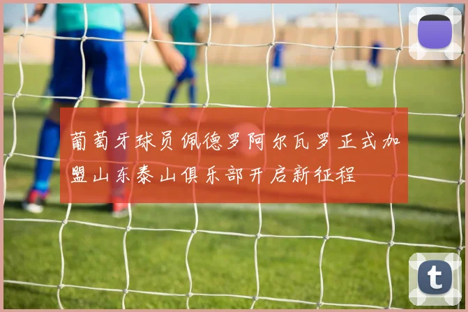 葡萄牙球员佩德罗阿尔瓦罗正式加盟山东泰山俱乐部开启新征程